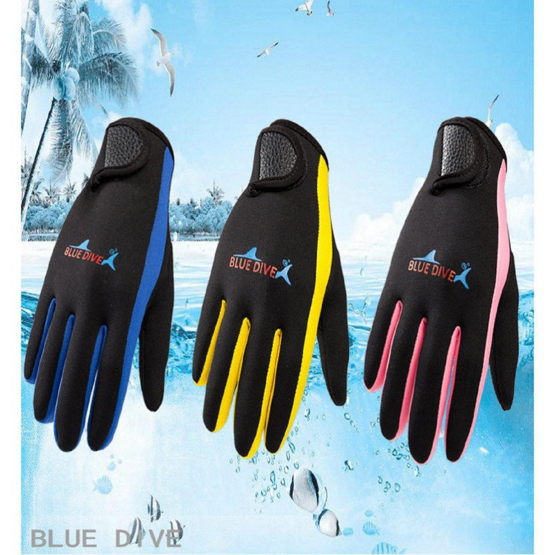 Luvas De Mergulho Surf Fino 1.5mm Resistente Ao Desgaste Natação Paddle Board Preservação Do Calor Para De Inverno