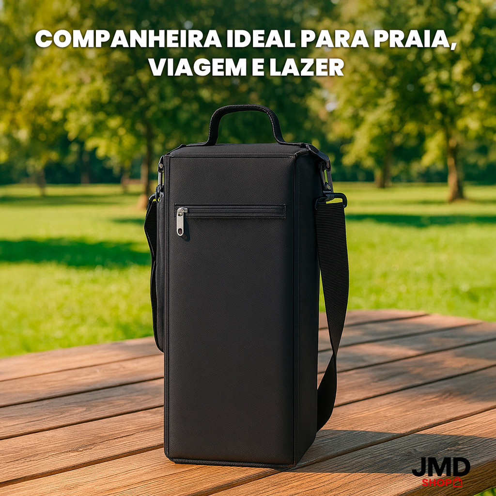 Bolsa Térmica Cooler Portátil com Revestimento Interno Térmico para Bebidas e Alimentos