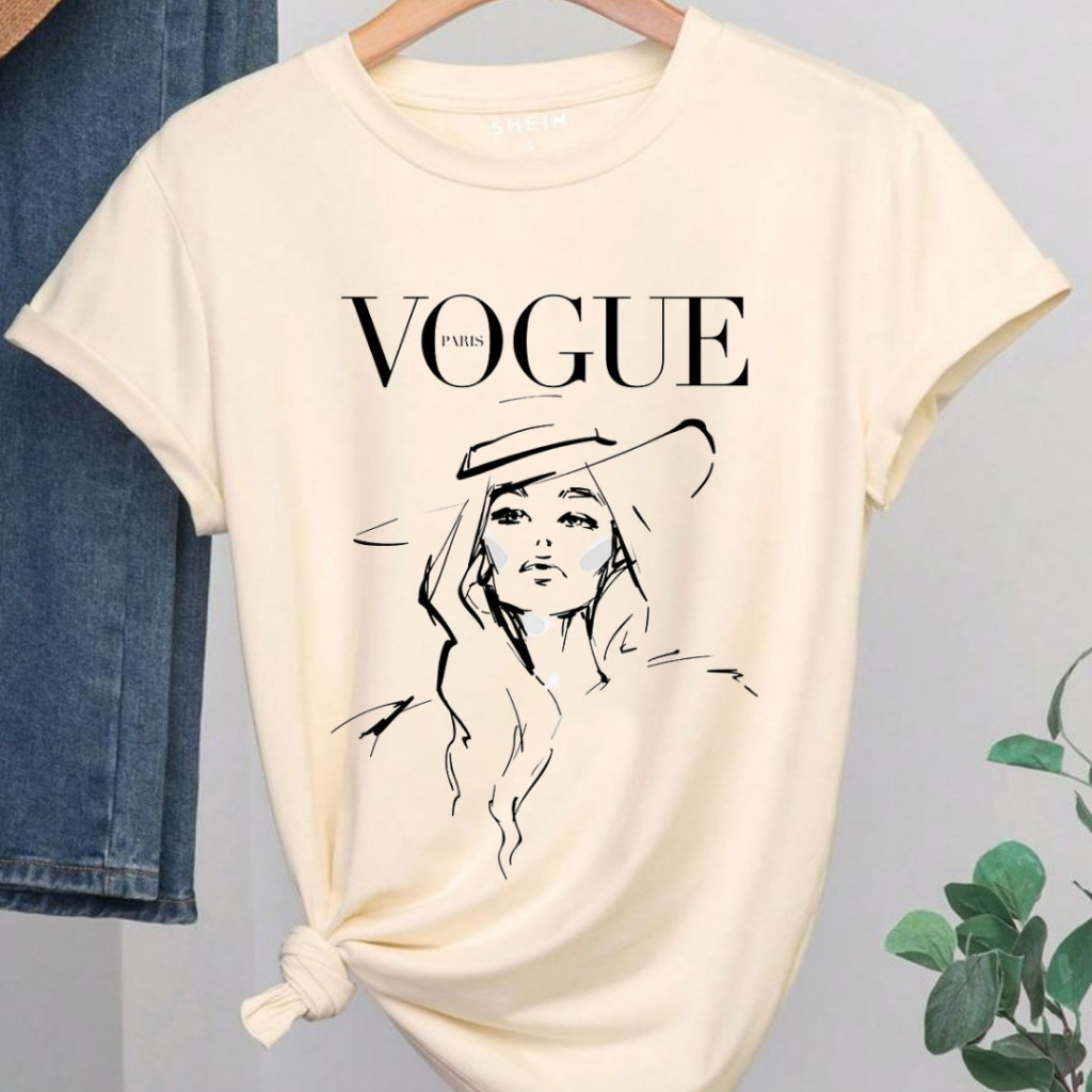 Camisa Feminina Estampada Camiseta Casual Personalizada Estilosa Dia a Dia Lazer Confortavel 100% Algodão Lançamento