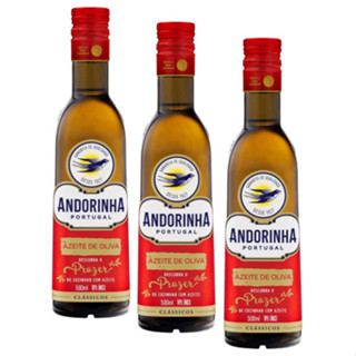 Azeite de Oliva Tipo Único Português Vidro 500ml com 3 Unidades Andorinha em Oferta na Shopee