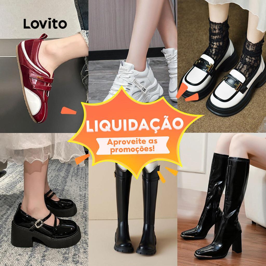 Lovito Sapatos Casuais Especiais Para Mulheres (Tamanho 40) em Oferta na Shopee