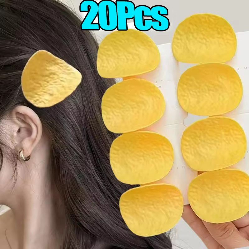 20/10/5 Unidades De Grampo De Cabelo De Chip De Batata De Simulação-Cocar Lateral Coreano Da Moda-Acessórios Fofos E Eng