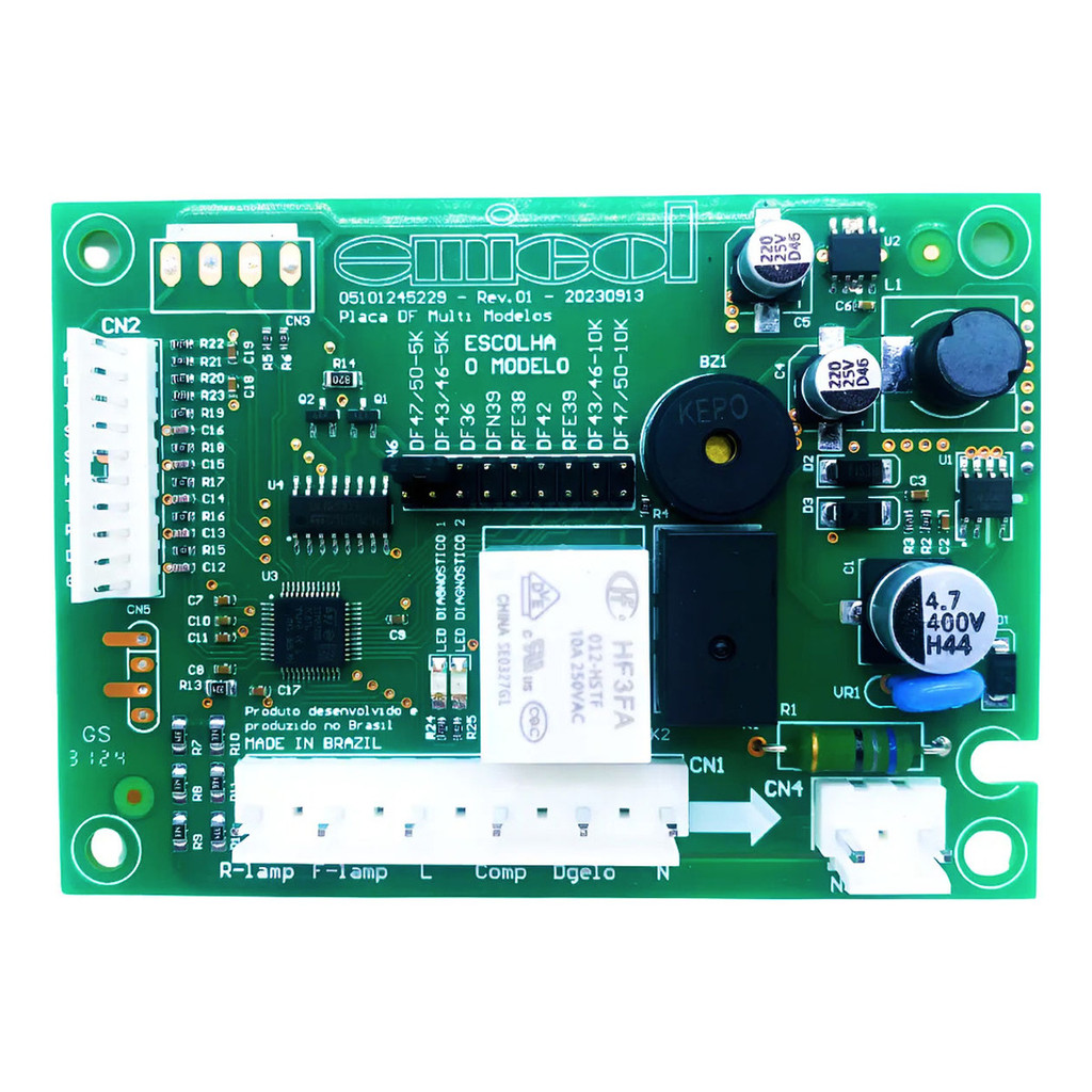 PLACA POTENCIA Geladeira Eletrolux  RFE38  EMICOL Multimodelos Bivolt