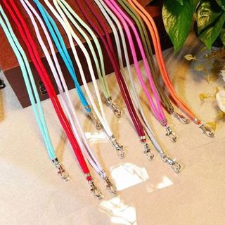 Cordão De Pescoço Ajustável para celular de suporte transparente ou colorido