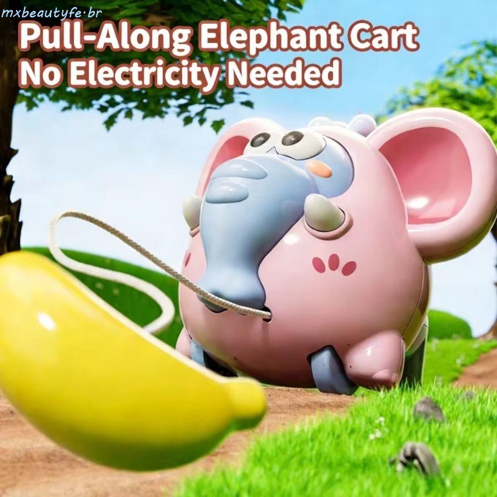 Jogo Deslizante Inercial De Carro MXBEAUTYFE , Brinquedo Interativo De Elefante De Linha De Tração De Escalada De Relógi