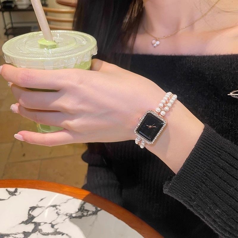 Estilo Retro relógio pulseira feminina luz relógio de luxo All-Match High-End senhoras relógio 2025 relógio de quartzo m