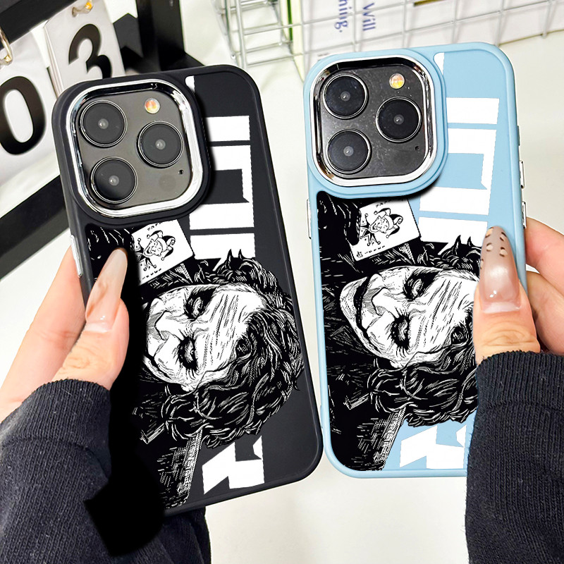 Capinha para iPhone 11 13 12 pro xr xs max 14 15 16 17 pro max 14 plus capa telefone de coringa  joker silicone