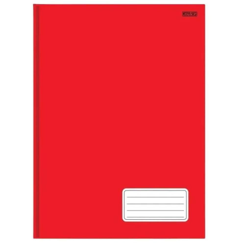 CADERNO BROCHURA 1/4 CD 48 FOLHAS – KBOM VERMELHO - UNITÁRIO