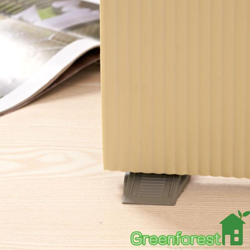 greenfor 2 Unidades Rolhas PVC Anticolisão Antiderrapantes Decorativas Batente Cunha