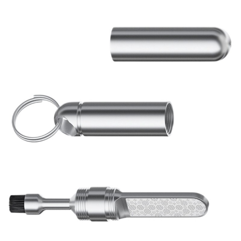 zzz Escova Profissional De Limpeza De Telefone De Metal Com Lixa De Unha Para Lentes De Câmera Eletrônica Delicada , Uso