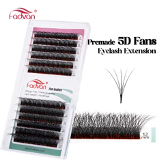 FADVAN Lashes 5D Premade Fans Volume Extensões De Cílios Naturais