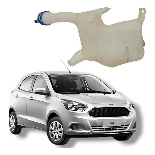 Reservatório Agua Parabrisa Ford Ka 2017 Prateado
