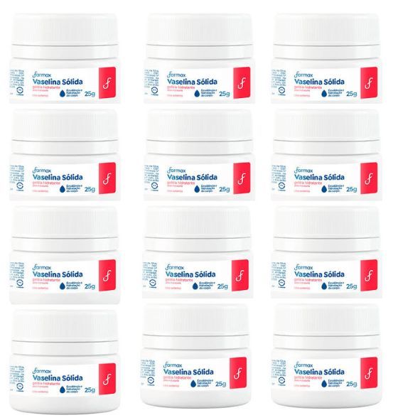 Kit 10 Vaselina Sólida 25g Farmax