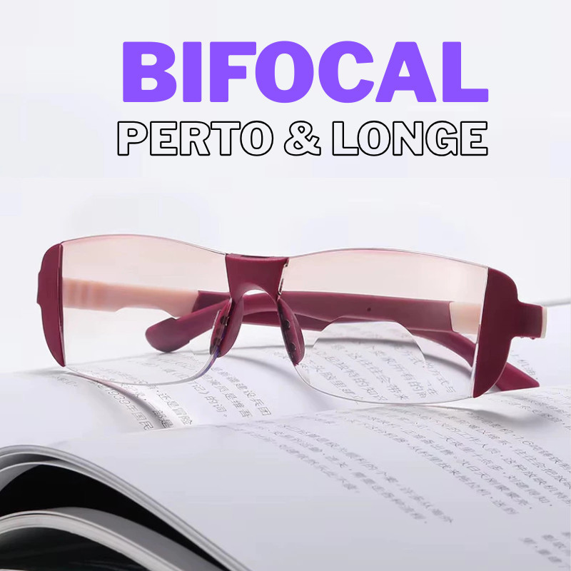 Ótica Prime Óculos Com Ajuste de Grau Automático Bifocal Para Perto e Longe