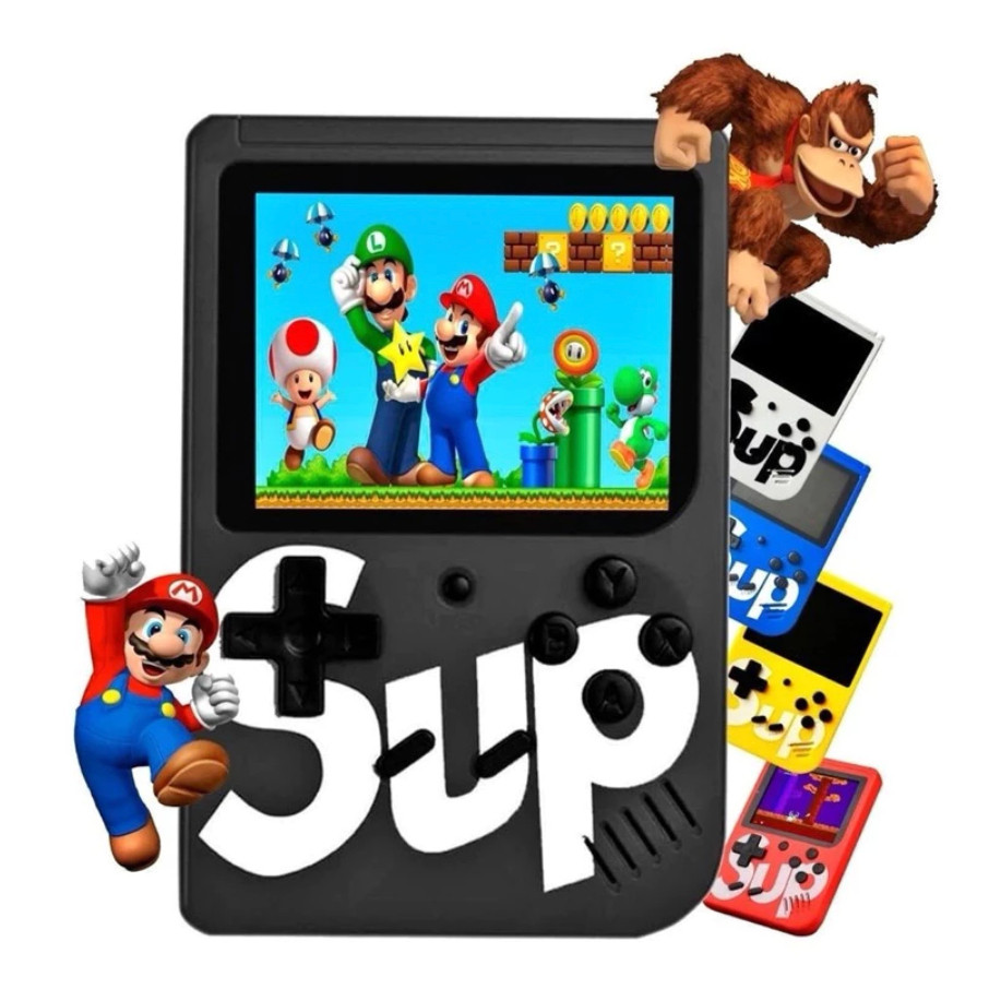 Mini Videogame Sup Game Box 400 Jogos Em 1 Clássicos Antigos Portáteis