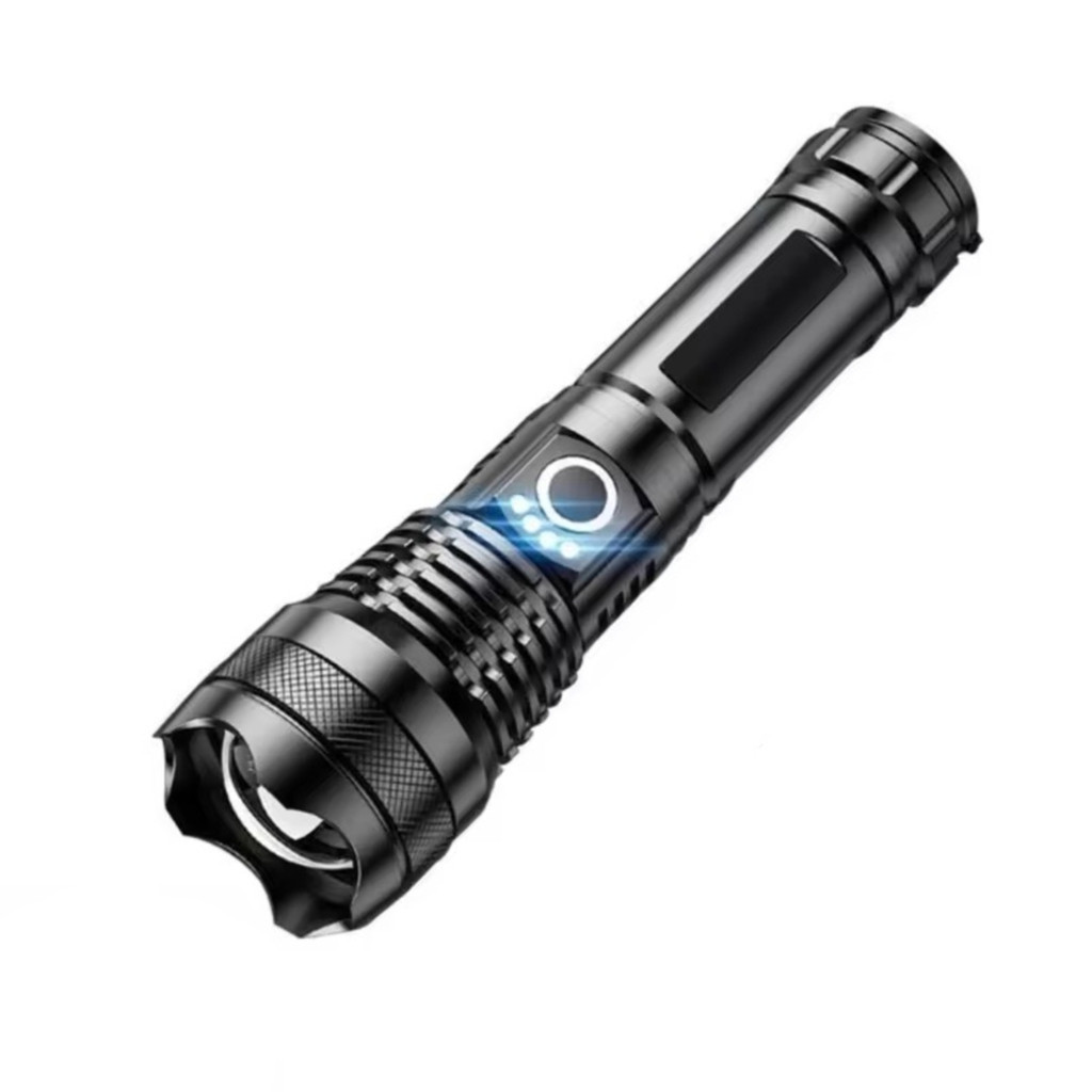 Lanterna Recarregável LED Portátil Alta Potência USB Foco Ajustável Tática Onistek ON-LT047