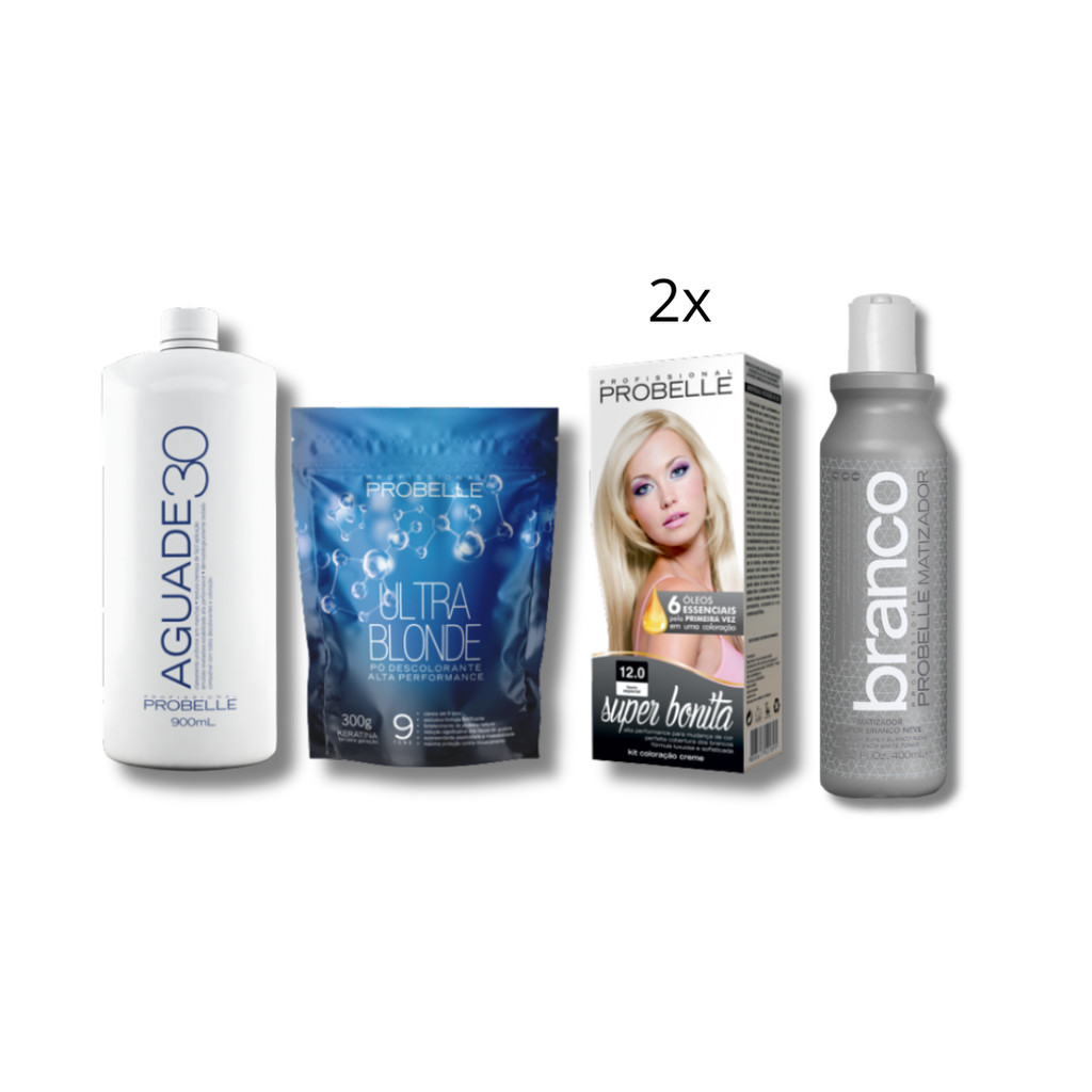 Kit Loiro Platinado Completo PROBELLE PROMOÇÃO
