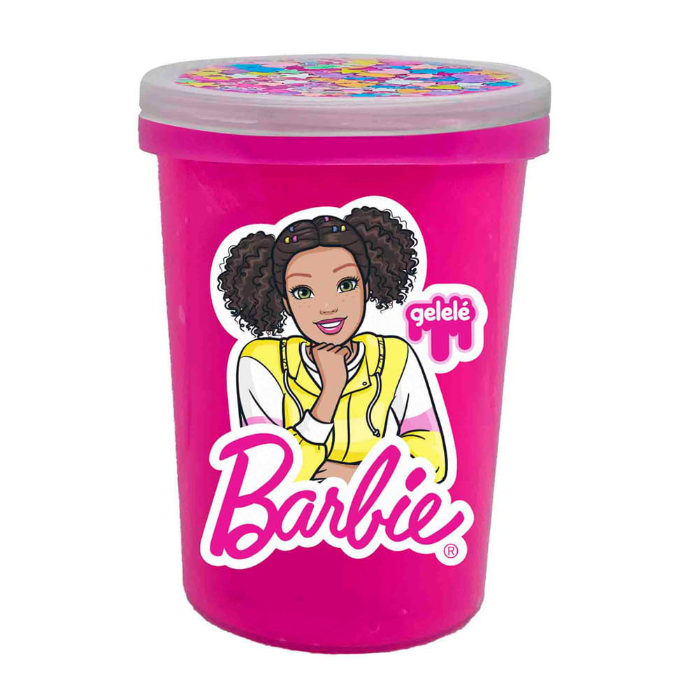 Detalhes do Slime Barbie Gelelé Doce Brinquedo