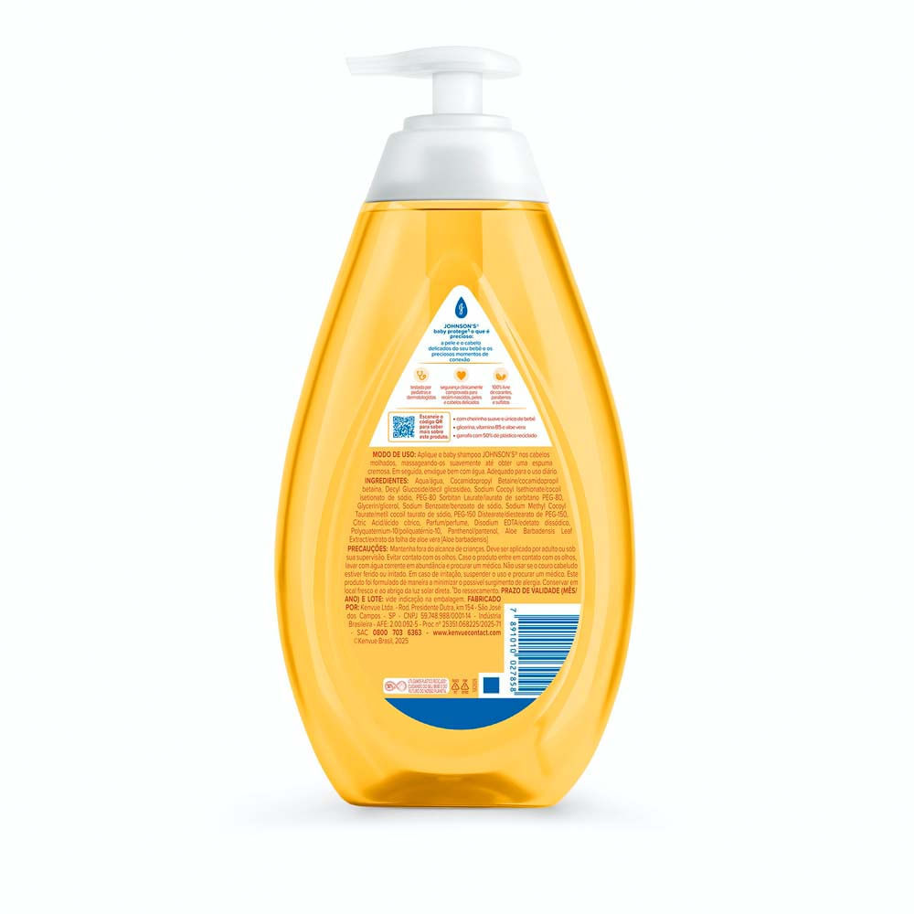 Detalhes do Shampoo para Bebê Johnson's Baby de Glicerina 750ml