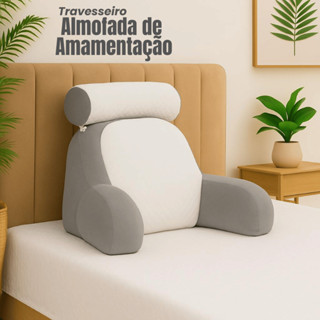 Travesseiro Almofada de Amamentação Idoso Encosto Ergonômico Antiácaro Hipoalergênico Confortável em Oferta na Shopee