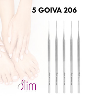 Kit 5 Goivas N° 206 - Precisão e Versatilidade para Técnicas Avançadas - Slim em Oferta na Shopee