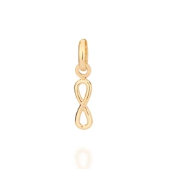 Pingente Rommanel Infinito Banhado A Ouro - 542467
