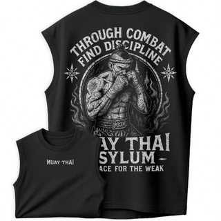 Regata Machão Camiseta Muay Thai Cavada Oversized Premium 100% Aldogão Academia Gym Body Builder Para Treino Masculina