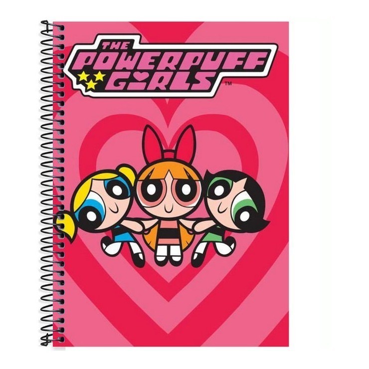 Caderno As Meninas Superpoderosas 1 Matéria 80fls Capa Dura