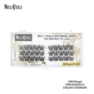 NewShow Cílios Tufos Sem Nó anjo/Sereia 0.07--D MIX Extensão de Cilios Alongamento/PACOTE MÚLTIPLO em Oferta na Shopee