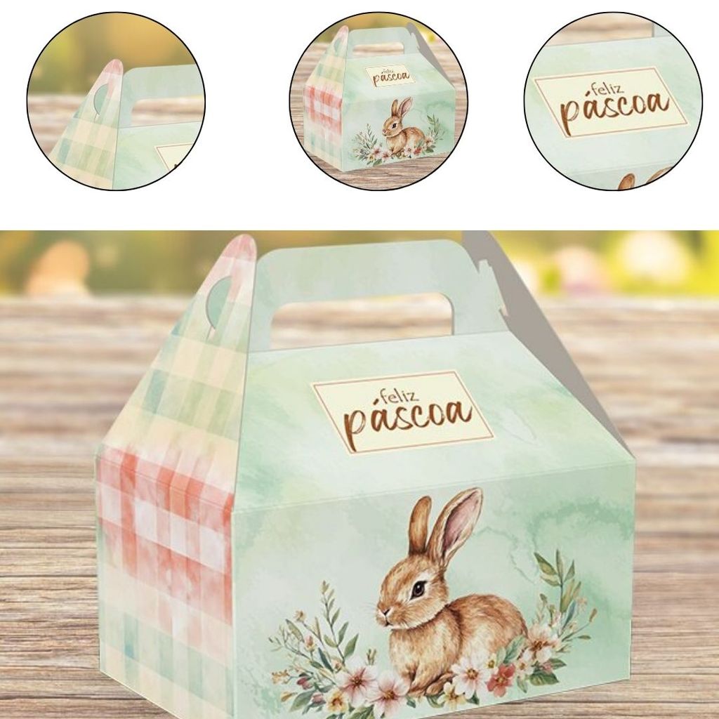 10 MALETINHA LEMBRANCINHA  PASCOA ENCANTOS 5803 ( IDEIA PÁSCOA 2026 )