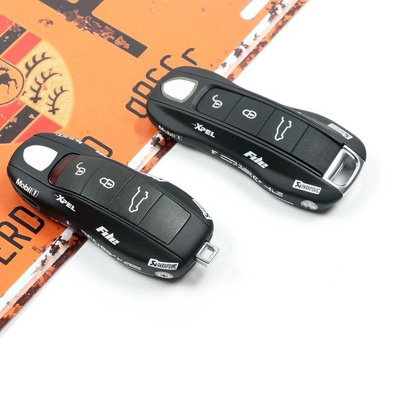 Capa Para Chave De Carro , Fob Porsche Cayman Panamera Cayenne Carrera Macan Boxster 911 970 981 991 781 971 9YA Acessório