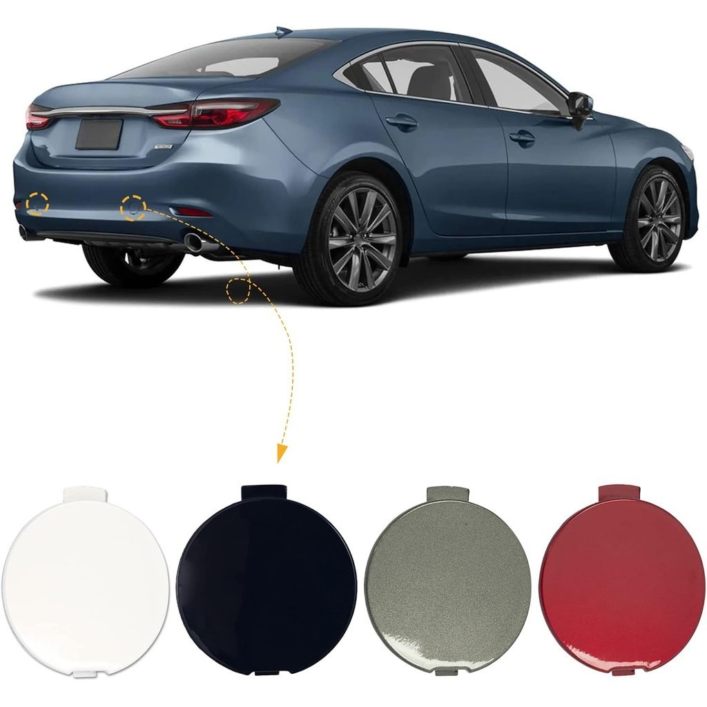 Tampa Do Gancho De Reboque Para-Choque Traseiro , Olho Adequada Mazda 6 Atenza 2018-2021 GSH7-50-EL1-BB EK1 (Branco , La