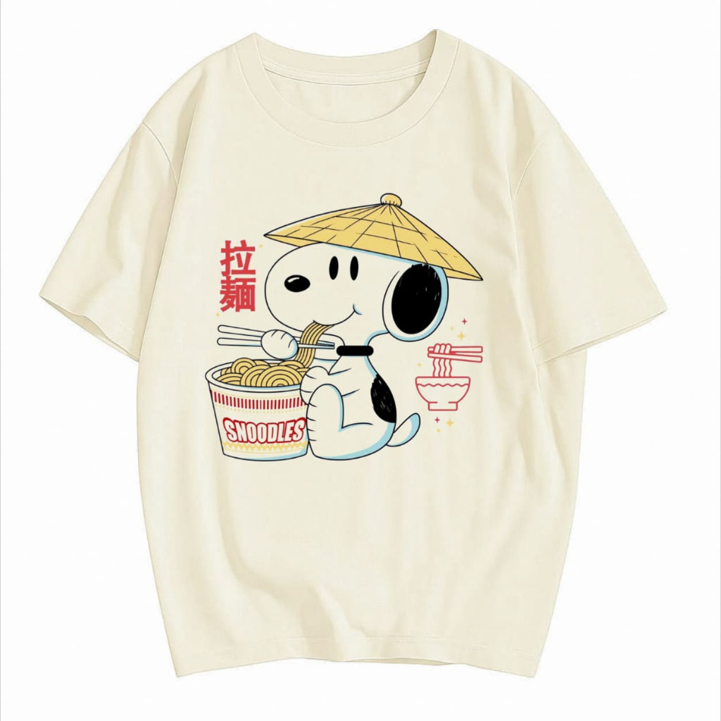 Camiseta Snoopy Snoodles - [Poucas Unidades] blusa estampada divertida beagle snoop blusa