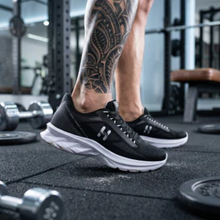 Tênis Masculino Running Academia Esportivo Corrida Caminhada Anti Impacto Respirável Macio Ultra Leve