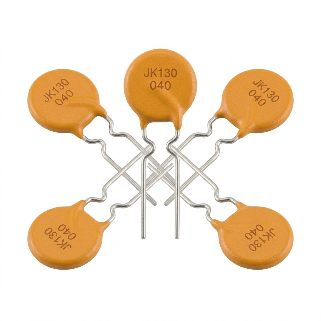 5 Peças Fusível Rearmável PTC JK130-040 130V 400mA (0.4A)
