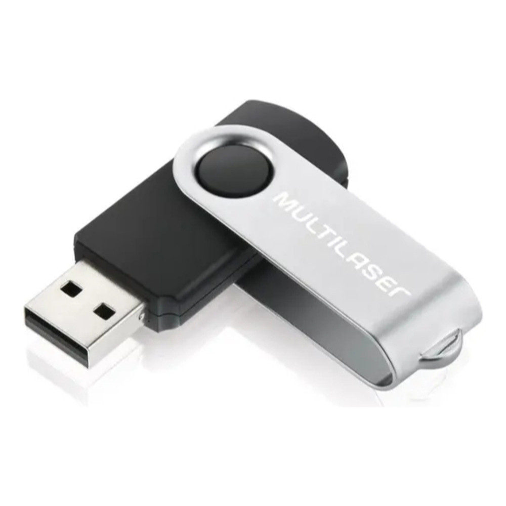 Pendrive USB 2.0 8GB – Twist MultiLaser | Pen Drive de Alta Velocidade