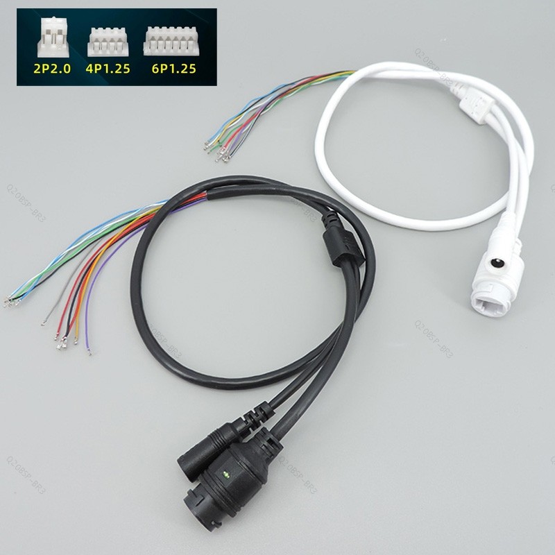 11 Núcleos CCTV POE Câmera De Rede IP Módulo PCB Cabo De Alimentação De Vídeo RJ45 DC Conector Fêmea Terminaminlas water