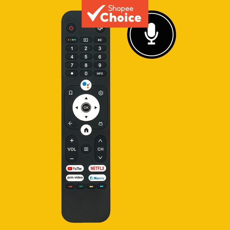  Controle Remoto Ultra HD 4K Original Inteligente Android Haier HTR-U31 para TV LED Haier 2022