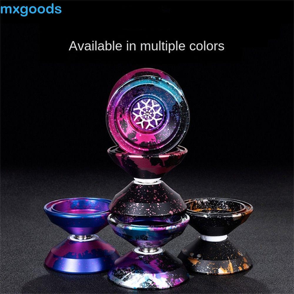 MXGOODS1 Yoyo De Metal , Brinquedos Yo Com Rolamento De Esferas De Alta Velocidade , Bola Sem Resposta De Liga De Alumín