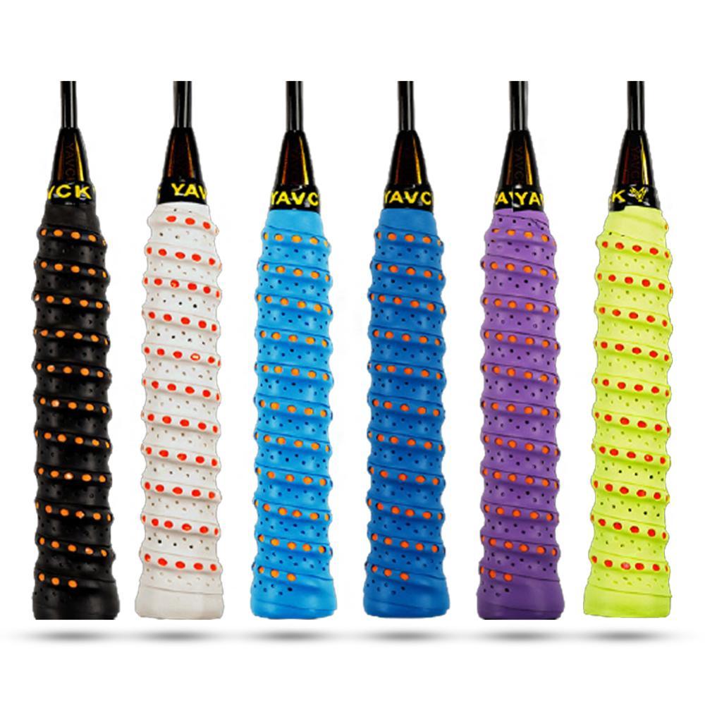 TKEY Anti-Deslizamento Sweatband Respirável Badminton Aperto Tênis Overgrip Esporte Fita Enrolamentos Sobre Para Vara De