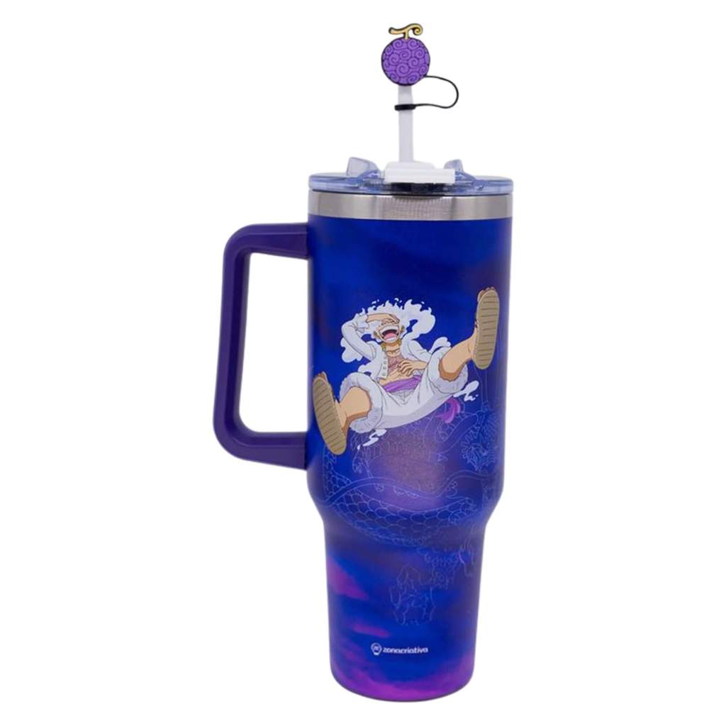 Canecão Tumbler com Pingente 1,15LT One Piece Gear 5 Zona Criativa - 10026673