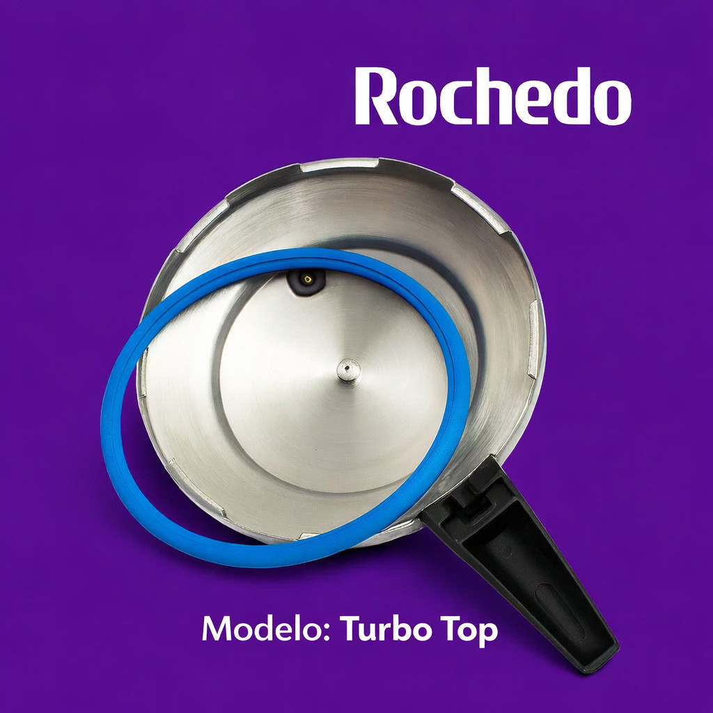 Anel de Vedação Borracha de Silicone Rochedo Turbo Top Panela Pressão 4,5l Para Fechamento Externo