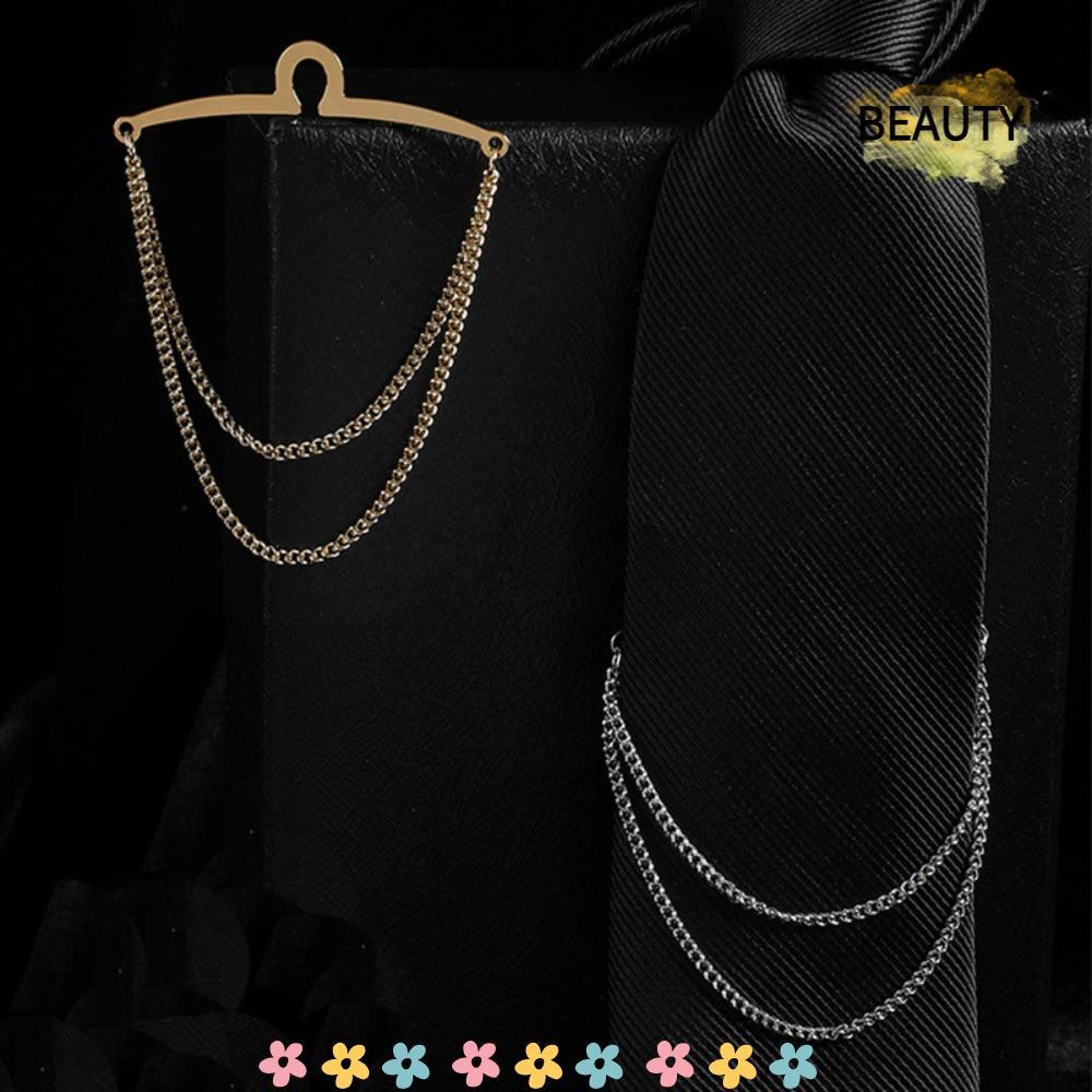 BEAUTYHOMEBR Gravata Corrente Acessórios Casamento Negócios Banquete Camisa Fivela De
