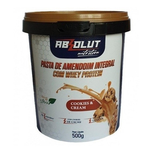 Pasta De Amendoim Integral Sabor Cookies E Cream  500g