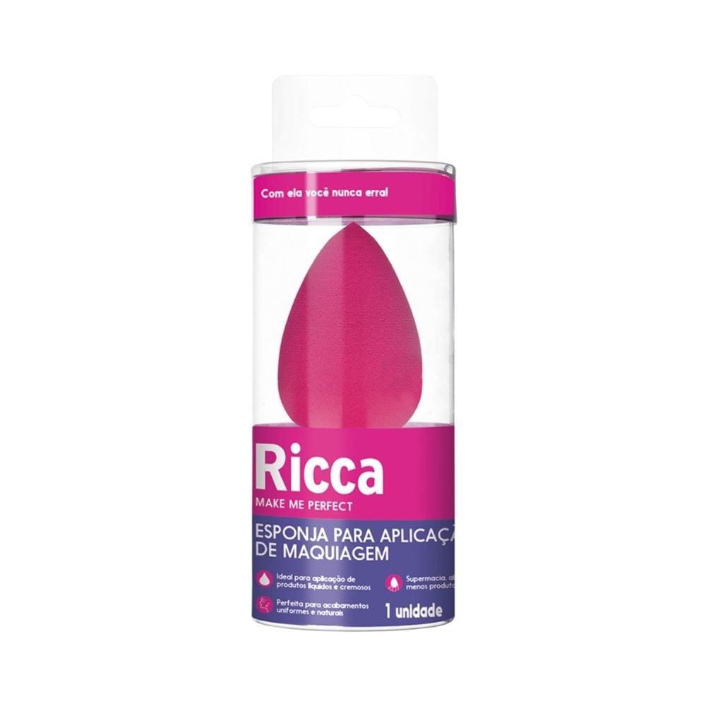 Esponja Maquiagem Ricca Make Up Perfect 1797 em Oferta na Shopee