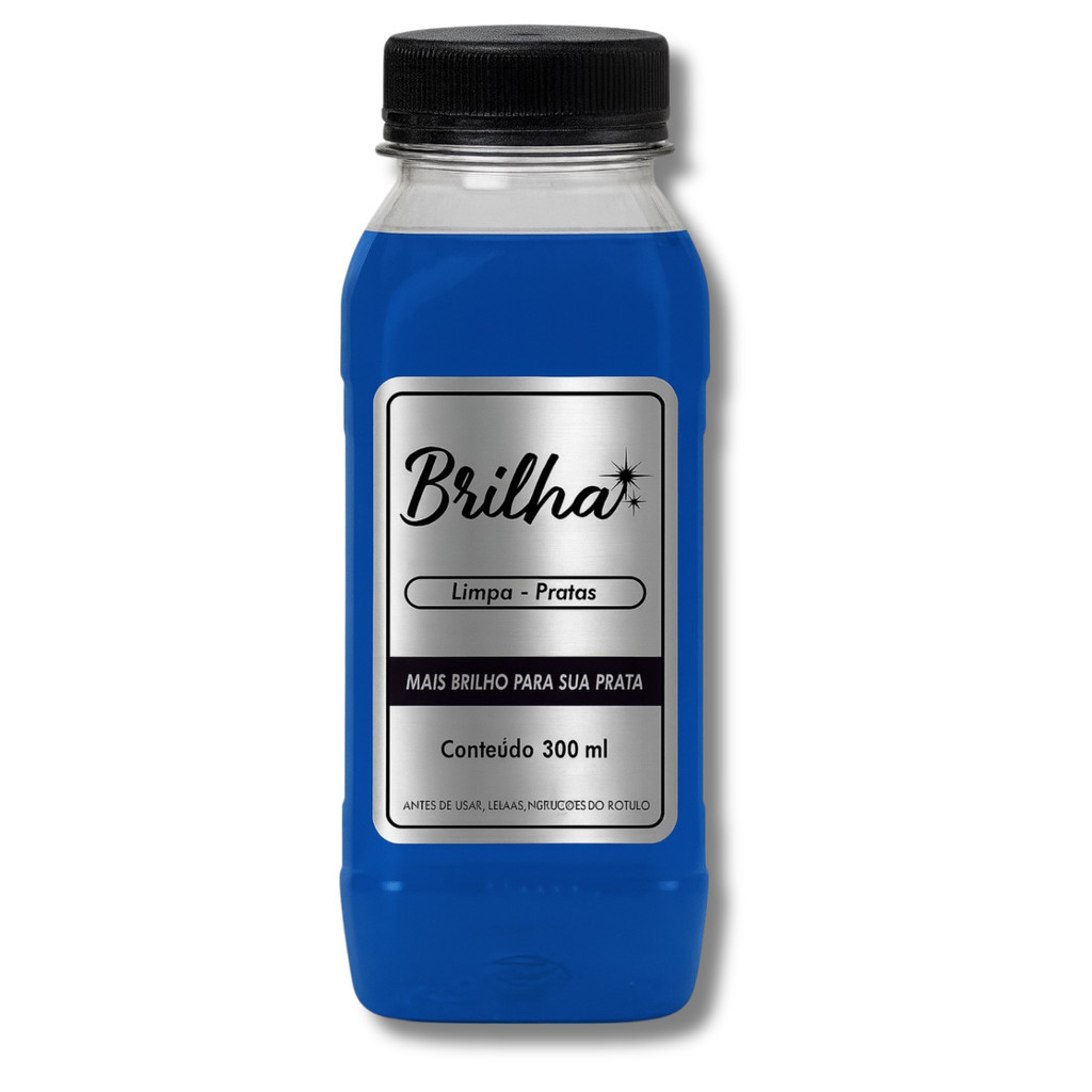 Limpa Pratas Brilha 300ml - Limpador de Prata ORIGINAL em Oferta na Shopee
