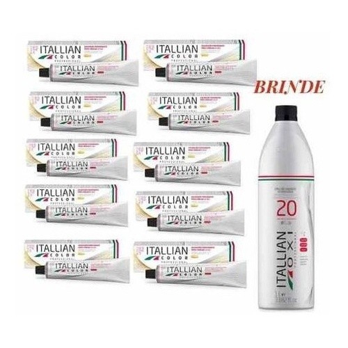 10 Colorações Itallian Color Profissional 60g