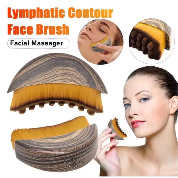 Contorno Linfático Rosto Escova Drenagem Linfática Reduzir Inchaço Alívio Fadiga Massageador Facial Queixo Pele Escultur em Oferta na Shopee