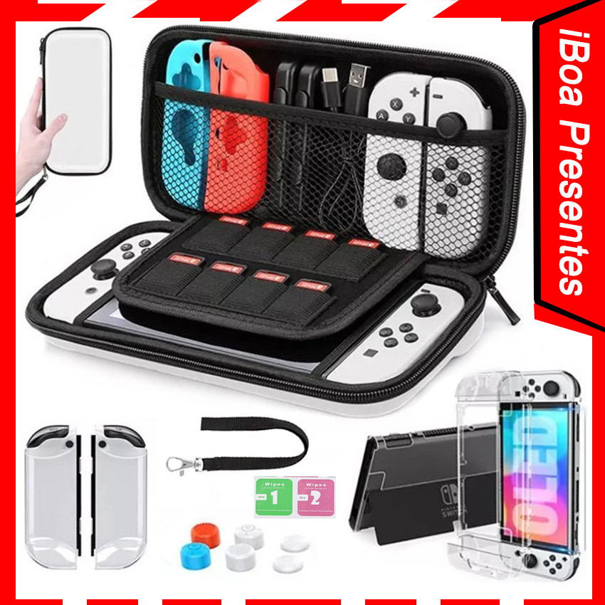Bolsa Estojo Capinha Resistente Para Nintendo Switch Oled Alta Qualidade em Oferta na Shopee