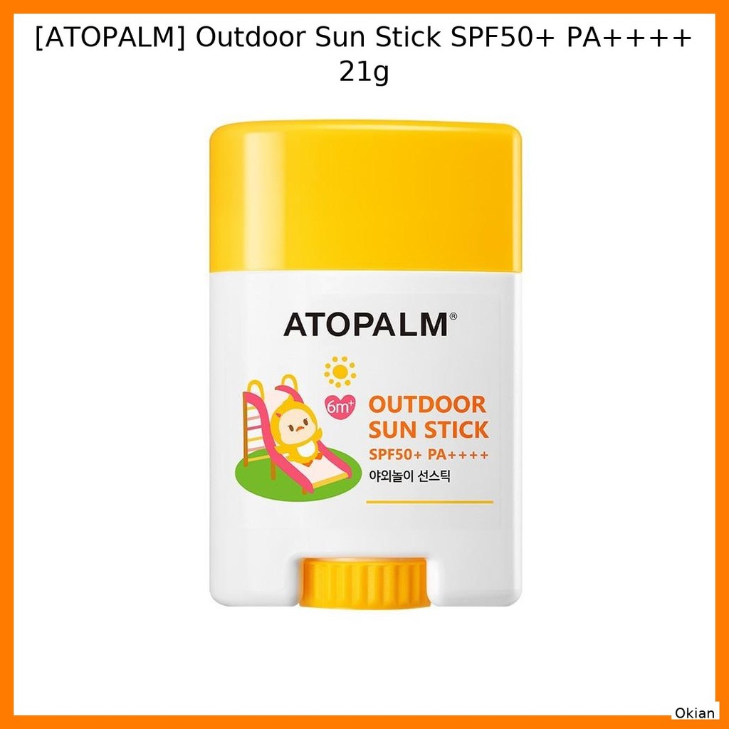 [ATOPALM] Protetor Solar Externo Fps50 + PA + 21g/Conveniente , Eficaz Por Okian